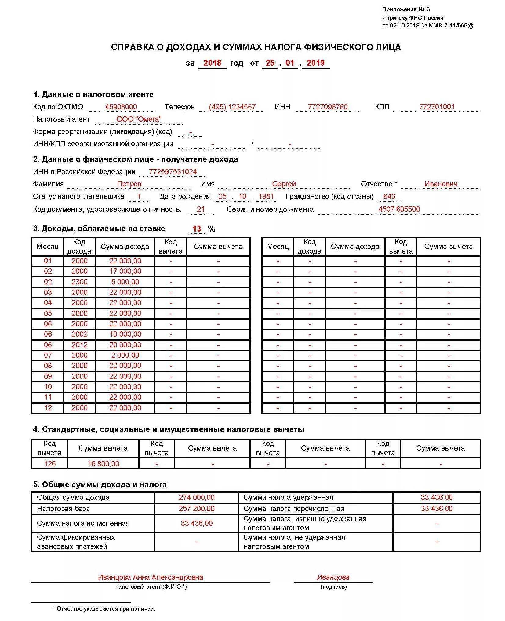 Новая форма 2-ндфл с 2021 года: скачать бесплатно новый бланк