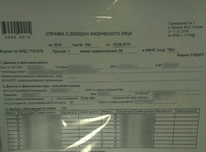 2ндфл справка: что такое и срок действия