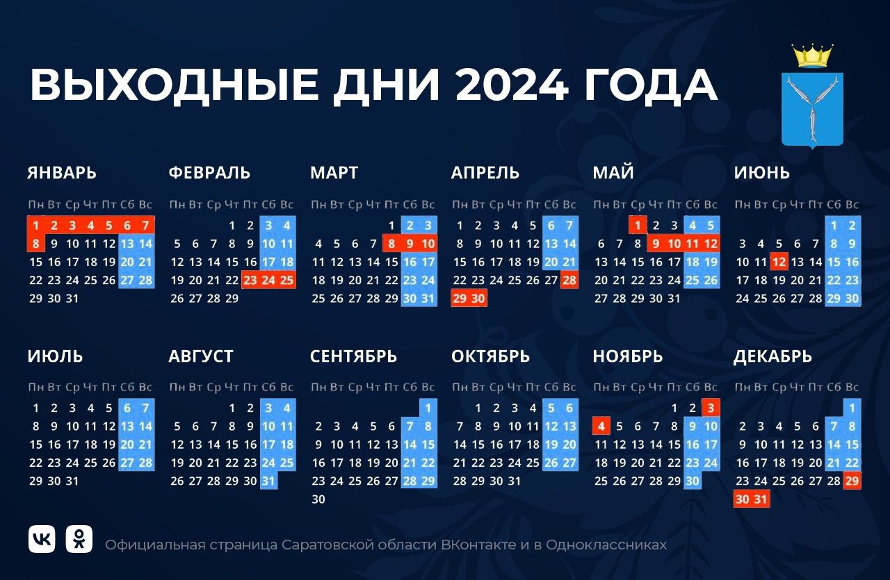 Первый рабочий день в январе 2024 года: когда выходить на работу