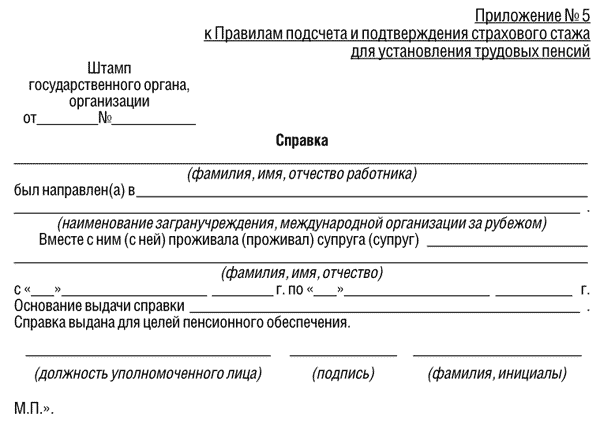 Порядок получения справки о подтверждении стажа для пенсионного фонда
