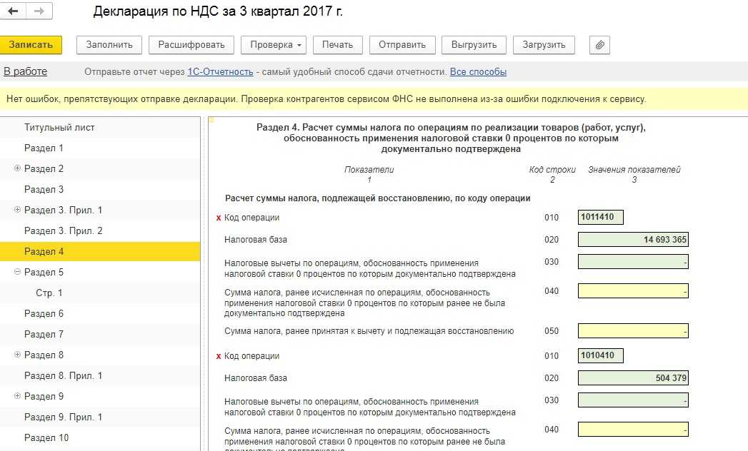 Как составить и сдать налоговую декларацию по ндс
