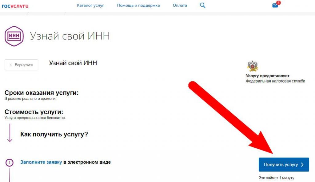 Узнать свой инн через интернет и распечатать копию