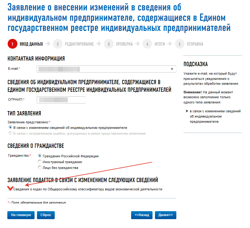 Изменение кодов оквэд для ип в 2024