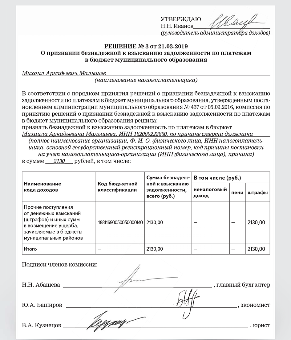 Списание дебиторской задолженности в организации с истекшим сроком исковой давности: порядок действий