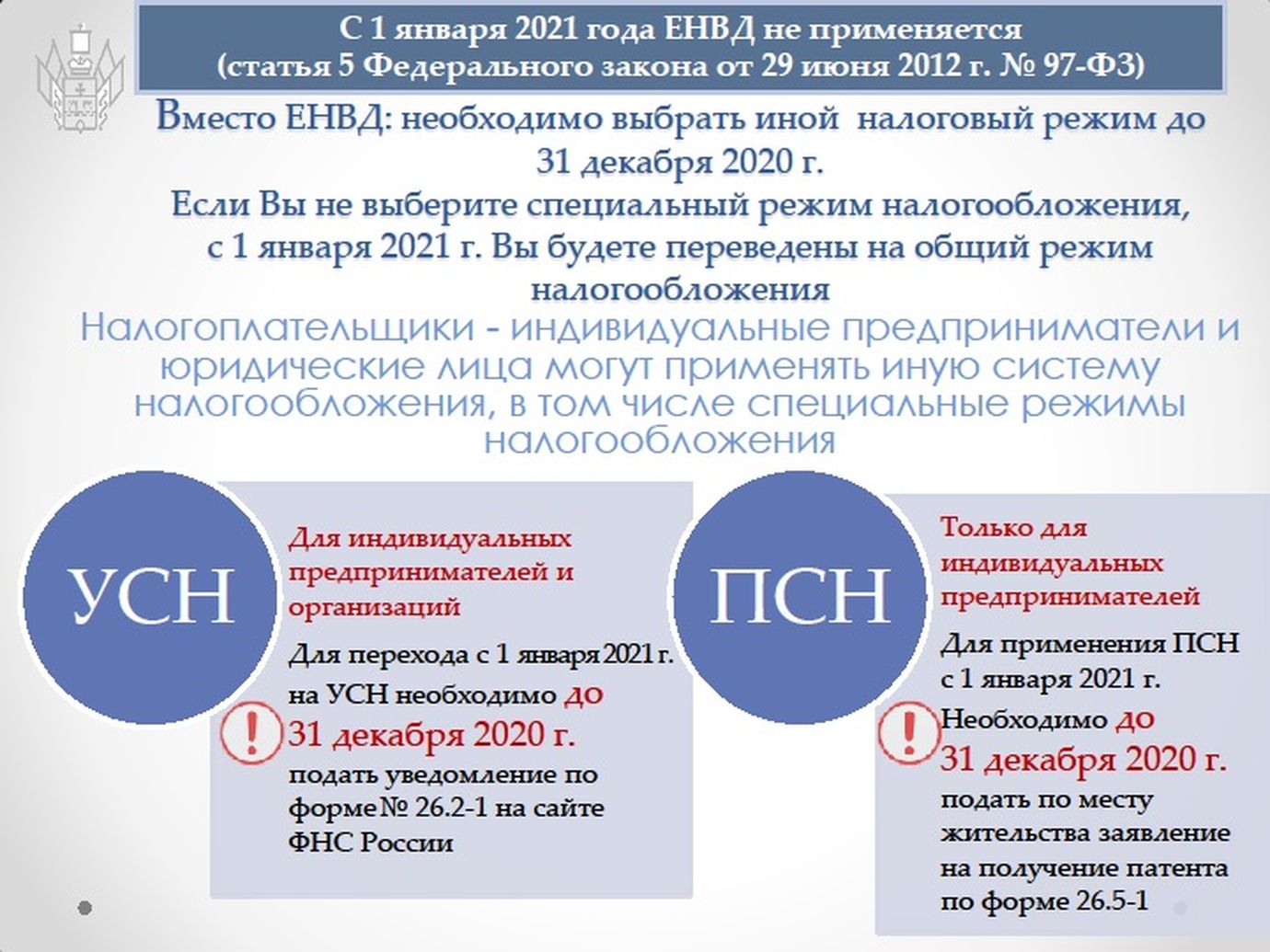 Какой налоговый режим выбрать для розничной торговли после отмены енвд