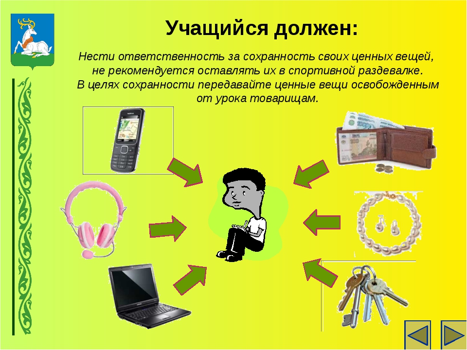 Когда администрация за сохранность вещей ответственности не несет