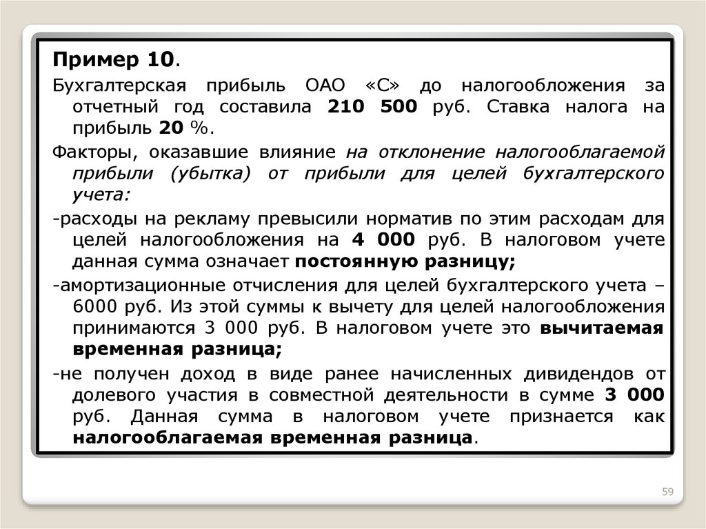 Какова разница между бухгалтерской и налоговой прибылью