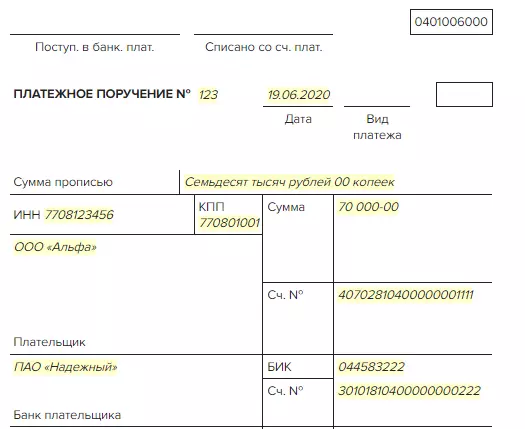 Платёжка 2021