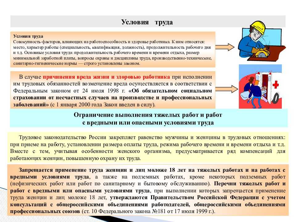 Вредные условия труда класс 3.1 и 3.2: льготы для сотрудников