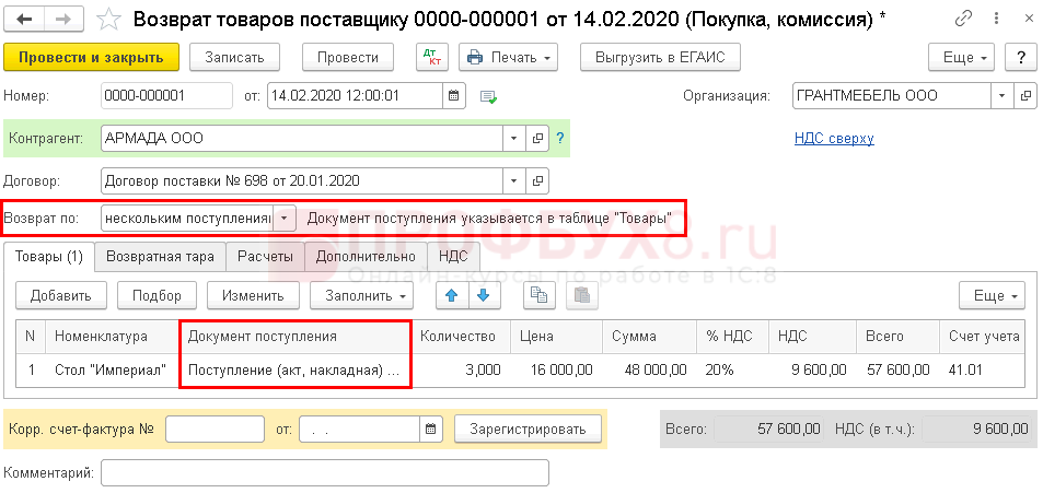 Как поставщику отразить в учете потери от бракованных товаров, возвращенных покупателем
