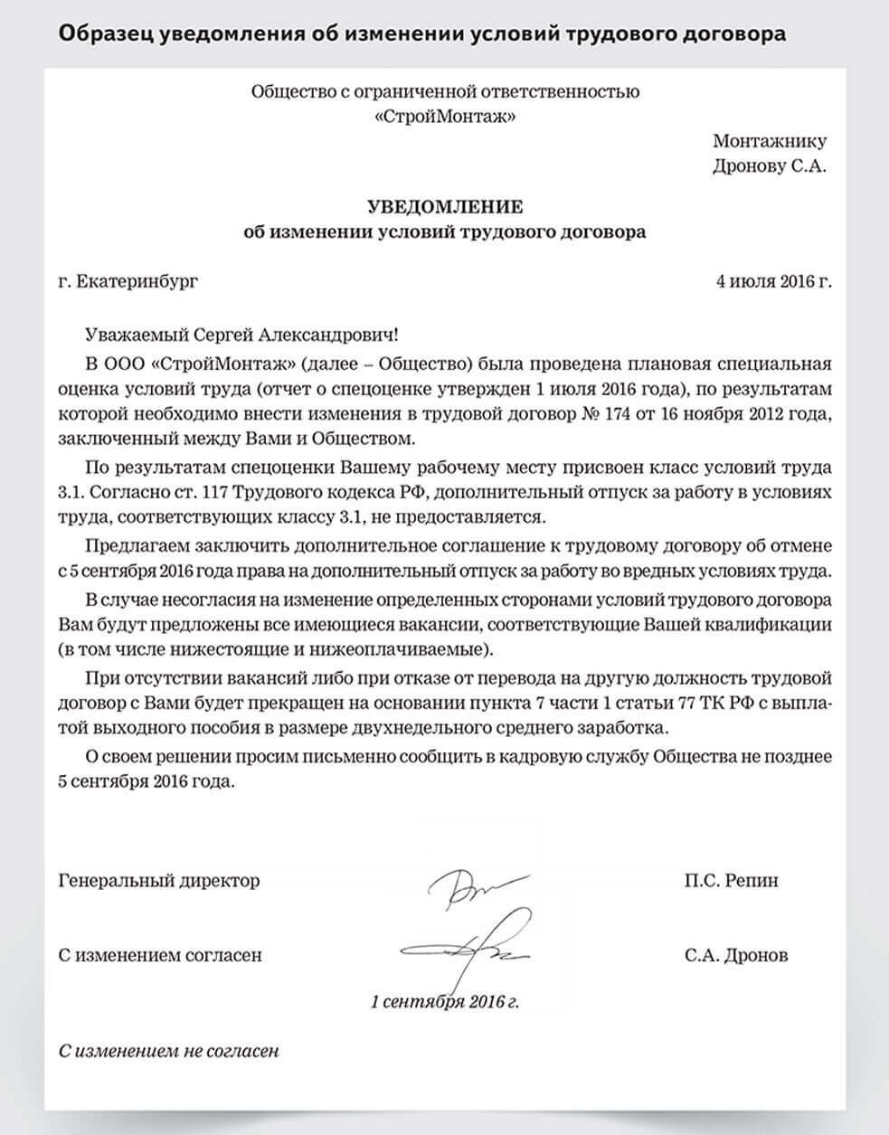 Возложение дополнительных обязанностей на работника