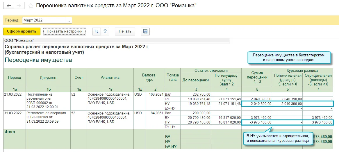 Учет курсовых разниц в 2023 и 2024 году в бухгалтерском и налоговом учете
