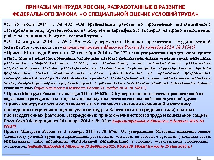 Охрана труда и государственная экспертиза условий труда