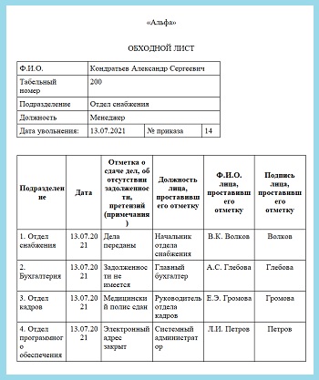 Обязателен ли обходной лист при увольнении? - бесплатная юридическая консультация