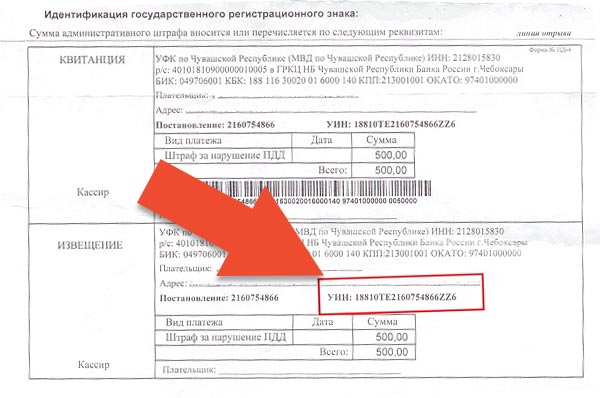 Зачем нужен уин при перечислении налогов и где его взять