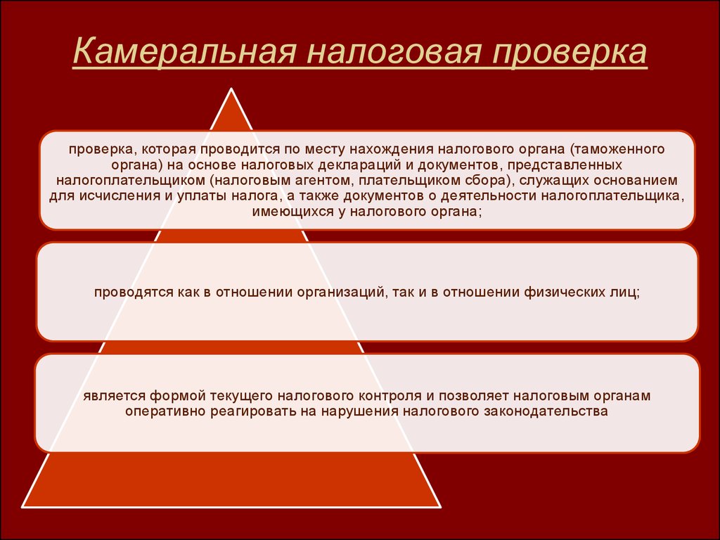 Сколько времени идет камеральная проверка в налоговой