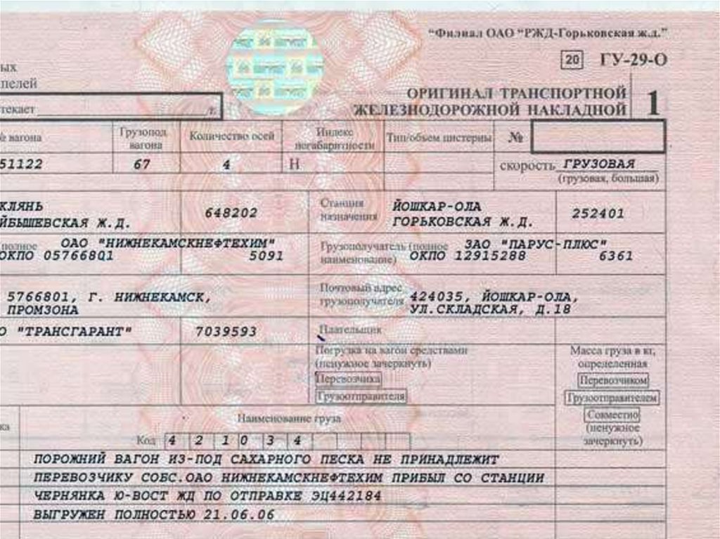 Товарная накладная: правила оформления и пример заполнения